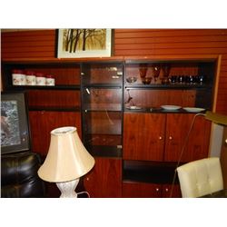 3PC WALL CUPBOARD AND BAR