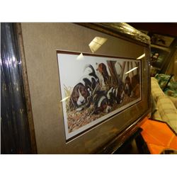 FRAMED LIMITED EDITION PRINT - WAGGIN TAILS - AMY BRACKENBURY - GALLERY ESTIMATE - $450