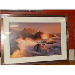 FRAMED PRINT -  OCEAN'S FURY - GALLERY ESTIMATE - $575