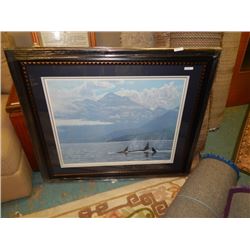 FRAMED LIMITED EDITION PRINT - INSIDE PASSAGE - RON PARKER - GALLERY ESTIMATE - $1000