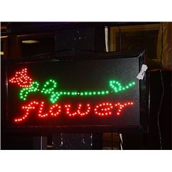LED ELECTRIC SIGN - NEW - FLOWER