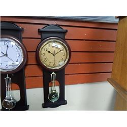WOOD PENDULUM WALL CLOCK