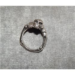 RING - NON-FEROUS -  SKULL