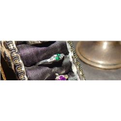 RING - 925 - EMERALD COLOR STONE