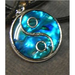 NECKLACE - ACCENTED WITH ABALONE  - YING YANG