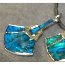 NECKLACE - ACCENTED WITH ABALONE  - FAN