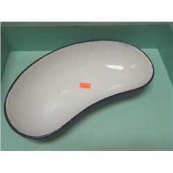 VINTAGE ENAMEL HOSPITAL DISH