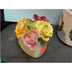 BONE CHINA ROSES - STAFORDSHIRE ENGLAND