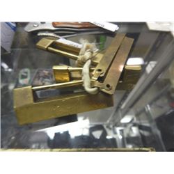 ORIENTAL BRASS LOCKS WITH UNIQUE KEY - 3 ttl