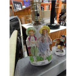 OCCUPIED JAPAN- LAMP BASE - LADY AND MAN