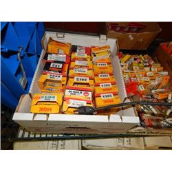BOX OF ASSORTED NEW SPARK PLUGS