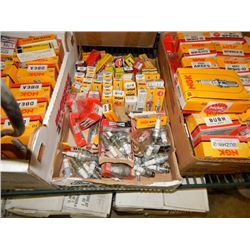 BOX OF ASSORTED NEW SPARK PLUGS