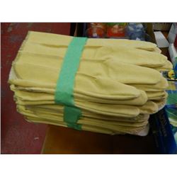 WORK GLOVES - 4 PR PER LOT