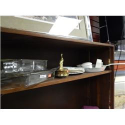 SHELF OF ASSORTED COLLECTABLES