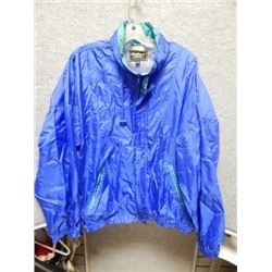 JACKET WOMANS - OSHKOSH - BLUE AND GREEN JACKET - SIZE L