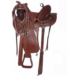 *NEW* Amazingly Comfortable Brown Trail Endurance Mule Saddle 15 16 17 [1157M] FREE S&H