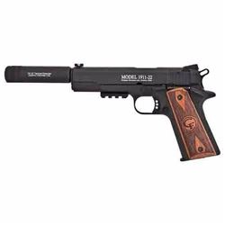 *NEW* CHIAPPA FIREARMS 1911-22TAC 22LR 10+1 Blk 5" w/Fake Suppressor SAO Wal Grip 752334191168