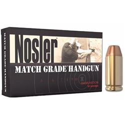 Nosler Match Grade 40 S&W Jacketed Hollow Point 180 Grain 250 Rounds UPC 054041512121