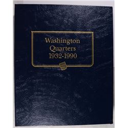 WASHINGTON QUARTER SET 1932-1990: MISSING ONLY THE 1932-D & 1932-S HAS XF 1936-D