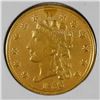 Image 1 : 1836 $2.50 CLASSIC GOLD  VF-XF