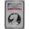 Image 1 : 2011-W AMERICAN SILVER EAGLE NGC PF 70 ULTRA CAMEO - 25th ANNIVERSARY EAGLE