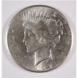 1927 PEACE DOLLAR CH BU+