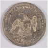 Image 2 : 1854 SEATED LIBERTY QUARTER CH AU