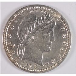 1903 BARBER QUARTER BU