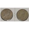 Image 2 : 2 PEACE SILVER DOLLARS; 1922 & 1923  NICE VF/XF