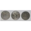 Image 2 : 3 MORGAN SILVER DOLLARS; 1890-O VG, 1888 GOOD & 1894-O VG/G