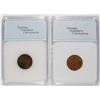 Image 2 : 2 - 1919 LINCOLN CENTS , 1-GEM BU RB & 1-SUPERB RED, NNC GRADED