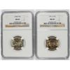 Image 1 : 1944 & 1951-D JEFFERSON NICKELS - NGC MS66