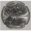Image 2 : 2002 AMERICAN SILVER EAGLE NGC MS69