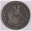 Image 1 : 1858 SEATED LIBERTY QUARTER AU