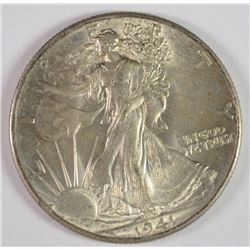 1941 WALKING LIBERTY HALF DOLLAR BU