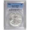 Image 1 : 2004 AMERICAN SILVER EAGLE, PCGS MS-70!