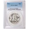 Image 1 : 1943 WALKING LIBERTY HALF DOLLAR PCGS MS65 GEM BLAST WHITE