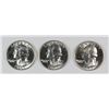Image 2 : BU ROLL OF SILVER 1963-D WASHINGTON QUARTERS