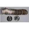 Image 1 : ROLL OF ( 25 ) 1954 & ( 25 ) 1955-S GEM BU ROOSEVELT DIMES