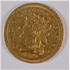 Image 1 : 1839 CLASSIC HEAD $2.5 GOLD XF