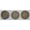 Image 1 : 3 MORGAN SILVER DOLLARS; 2- 1882 & 1882-O - ALL GOOD'S