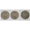 Image 2 : 3 MORGAN SILVER DOLLARS; 2- 1882 & 1882-O - ALL GOOD'S