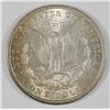 Image 2 : 1879 MORGAN SILVER DOLLAR, CHOICE BU++ LITTLE COLOR