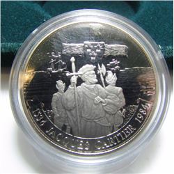 1984 Canada Jacques Cartier Dollar By Royal Canadian Mint