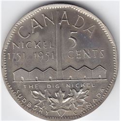 1951 Canada Oversized Commemorative Nickel