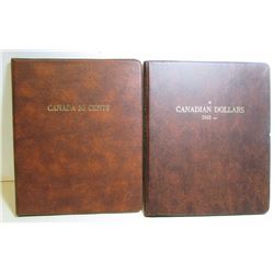2 Previously Used Canadian Coin Collector Books