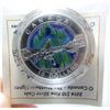 Image 1 : 2014 Canada $10 Fine Silver Coin - The Northern Lights - Painted - By RCM