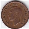 Image 2 : 1949 Canada Small Cent Penny Coin - "A" To Denticle Varient