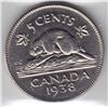 Image 1 : 1938 Canada ICCS Graded 5-Cent Nickel Coin - MS-60
