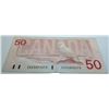Image 2 : 1988 Bank Of Canada $50 Replacement Bank Note